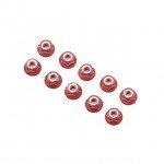 Ansmann Racing Red Aluminium Nylon Nut 3mm (10 Nuts) - 203000018