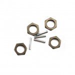Losi 8ight Hard Anodised Wheel Nuts and Pins (Pack of 4) - LOSA3531