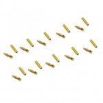 Overlander 4mm Gold Stub Bullet Connectors (10 Pairs) - OL-2142