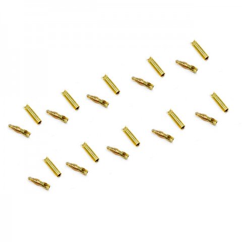 Overlander 4mm Gold Stub Bullet Connectors (10 Pairs) - OL-2142