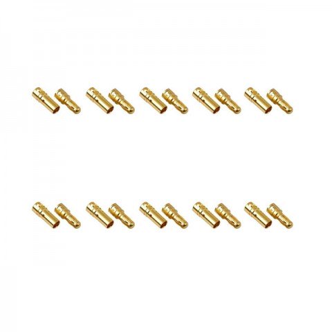 Overlander High Quality 3.5mm Gold Connectors (10 Pairs) - OL-2144