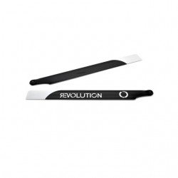 Revolution 430mm Flybar 3D Carbon Fibre Main Rotor Blades - RVOB043000
