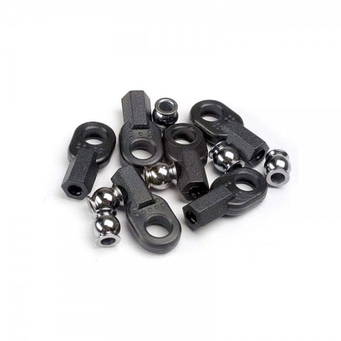 Traxxas Long Rod Ends with Hollow Ball Connectors (Set of 6) - TRX2742