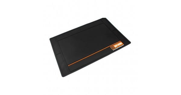 HPI Racing Large 75x50cm Rubber Racing Pit Mat (Black) - 120048