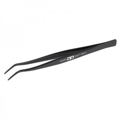 Tamiya Craft Tools Angled Tweezers - 74003