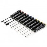 Absima High Performance 10 Piece Driver Tool Set with Carry Case - 3000057