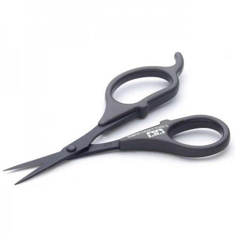 Tamiya Carbon Steel Decal and Tyre Scissors - 74031