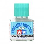 Tamiya Extra Thin Cement Low Odour Liquid Adhesive for Plastic Hobby Kits (40ml) - 87236