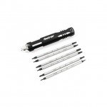Fastrax 12 Tip Multi Screw Driver Tool Set Hex, Flat blade and Philips - FAST608