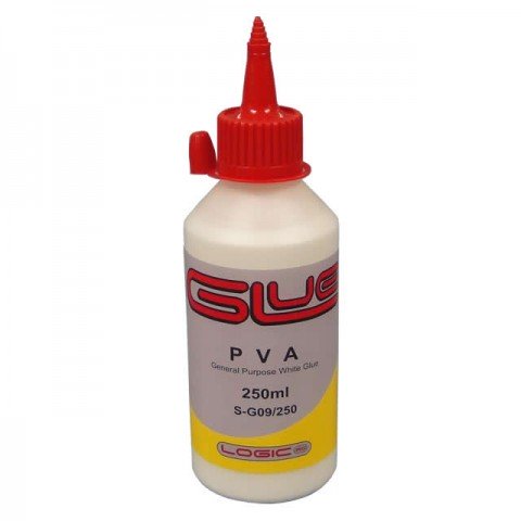 Logic RC General Purpose White PVA Glue Water Resistant 250ml - G09-250