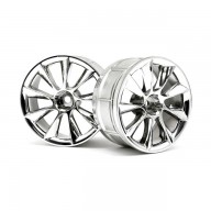 HPI 1/10 LP29 ATG RS8 Chrome Wheel with 12mm Hex (Pack of 2 Wheels) - 33462 HPI 1/10 LP29 ATG RS8 Chrome Wheel with 12mm Hex (Pack of 2 Wheels) - 33462