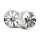HPI 1/10 LP29 ATG RS8 Chrome Wheel with 12mm Hex (Pack of 2 Wheels) - 33462