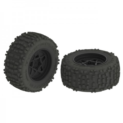 Arrma 1/8 dBoots Backflip Monster Truck 6S 2.8 Pre-Mounted wheels and Tyres 17mm Hex (Pack of 2) - AR510092