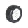 FTX Carnage 1/10 Mounted Wheels and Tyres 12mm Hex (Pack of 2 White) - FTX6310W