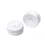 Team C 1/10 2.2inch White Front Rims with 12mm Hex for 2WD Buggy (Pack of 2 Wheels) - ABST02032
