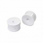 Team C 1/10 2.2inch White Rear Rims with 12mm Hex for 2WD Buggy (Pack of 2 Wheels) - ABST02033