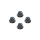 HPI Flange Lock Nut M4 (4 Nuts) - Z684