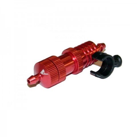 Answer RC Fuel Filter Pressure Stabilising Tube with Mounting Bracket (Red) - ANSFC0001-R