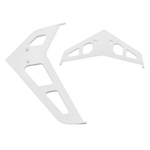Blade 450 3D White Stabilizer Fin Set - BLH1672