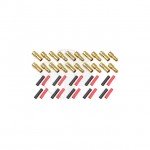 Logic RC 3.5mm Gold Connector Set with Heat Shrink (10 Pairs) - FS-GC03-10
