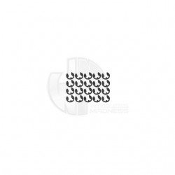 Simply RC 1.5mm E-Clip (Pack of 20 E-Clips) - SRC-40068