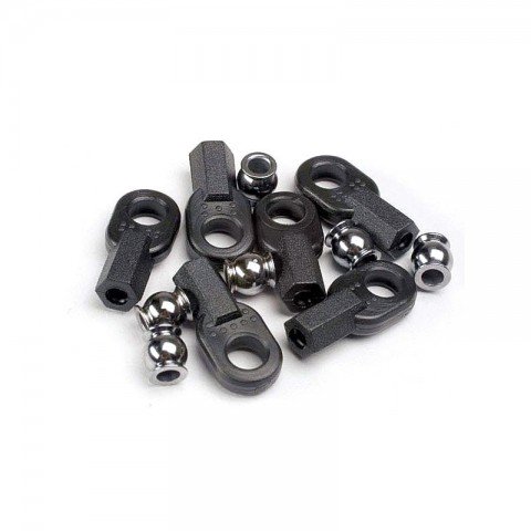 Traxxas Long Rod Ends with Hollow Ball Connectors (Set of 6) - TRX2742
