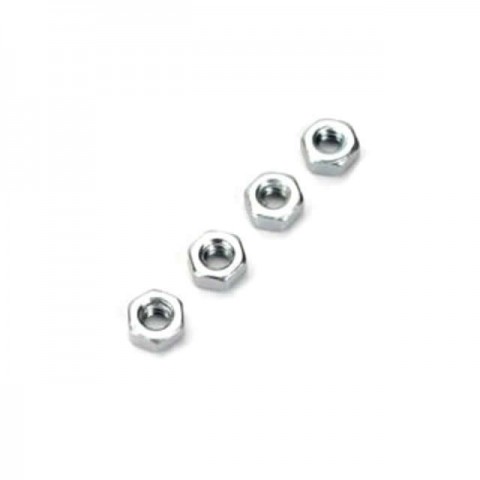 Dubro 2mm Steel Hex Nut (Pack of 4 Nuts) - DB2103