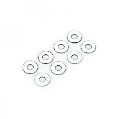 Dubro 2.5mm Flat Washer (Pack of 8 Washers) - DB2108