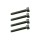 Dubro 4mm x 25mm Socket Head Cap Screw (Pack of 4 Screws) - DB2280