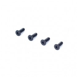 Dubro 3mm x 14mm Flat Head Countersunk Socket Screw (Pack of 4 Screws) - DB2289