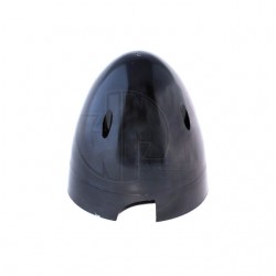 Logic RC 2 Blade Plastic Plane Spinner 89mm/3.5inch (Black) - RAA1009BLK