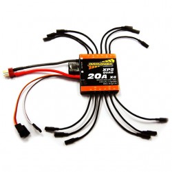Overlander XP2 Quad 20A Brushless ESC 4-in-1 Speed Controller for Quadcopters - OL-2693