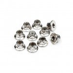 HPI Flanged Lock Nut M3 (Pack of 10 Nuts) - 103671