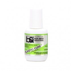 Bob Smith Industries Plastic-Cure Brush on Gap Filling Super Glue CA (1/2oz) - BSI105