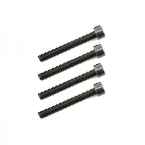 Dubro 3.5mm x 25mm Socket Head Cap Screw (Pack of 4 Screws) - DB2274