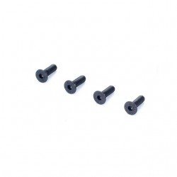 Dubro 3mm x 14mm Flat Head Countersunk Socket Screw (Pack of 4 Screws) - DB2289