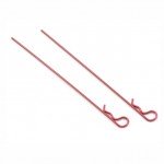 Dynamite 120mm Anodised Red Body Clips (Pack of 2) - DYN5531