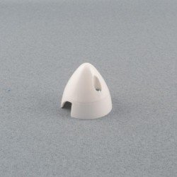 Logic RC 2 Blade Plastic Plane Spinner 38mm/1.5inch (White) - RAA1001W