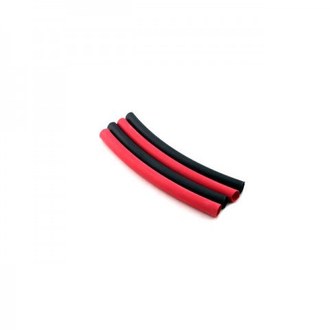 Fastrax 6.4mm Heat sShrink Red and Black (10cm x 4 Pieces) - FAST97