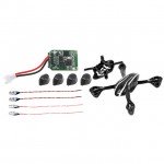 Hubsan X4L Quad Copter Spares Pack Main Board, Canopy, Rubber Feet and LED Lights - H107LSPARES