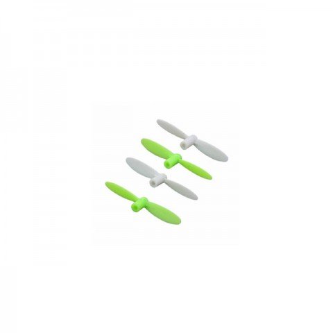 Hubsan Q4 Nano Mini Quad Copter Propellers Complete Set of Spare Blades (Green/White) - H111-05G