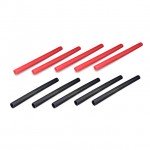 Overlander Heatshrink 6.4mm x 80mm Length (5 Red and 5 Black Heat Shrink) - OL-2180