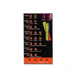 Overlander ESC Program Card for all XP2 Electronic Speed Controllers - OL-2614