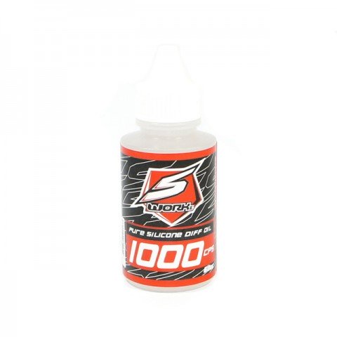 S-Workz Silicone Diff Oil 1000 CPS 60cc (2oz) Bottle - SW-410012
