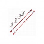 Team C Body Pin Holder 100mm Red (Pack of 2) - TC1010R