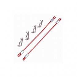 Team C Body Pin Holder 100mm Red (Pack of 2) - TC1010R