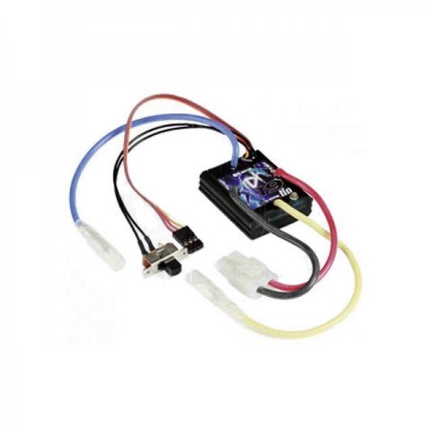 Mtroniks Tio Storm 19T Waterproof Brushed ESC LiPo Compatible Speed Controller - TIOSTORM19