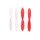 Hubsan X4 Micro Quad Copter Complete Set of Spare Propeller Blades (Red/White) - H107D-A06