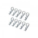 Absima Medium Body Clips Silver (Pack of 10) - 2440013