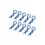 Absima Small Body Clips Blue (Pack of 10) - 2440018